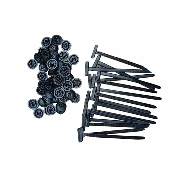 Universal Push-Type Rivet Zip Tie Clips – Automotive Panel Retainer Fasteners for Car, Motorcycle, Furniture & Wood Fixing – Black (50/100 PCS)