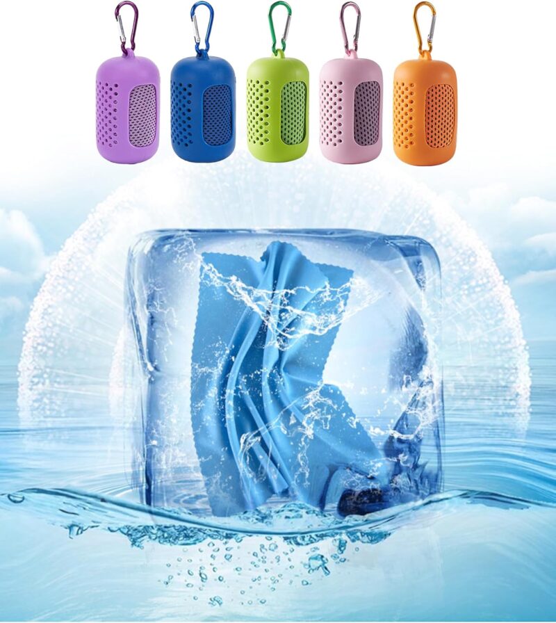 Cooling Towel for Sports, Yoga, and Outdoor Activities – Instant Cooling, Quick Dry, Ice Cold & Breathable – Perfect for Fitness, Running, Gym, Hiking, and Hot Weather – Soft, Lightweight, and Multi-functional