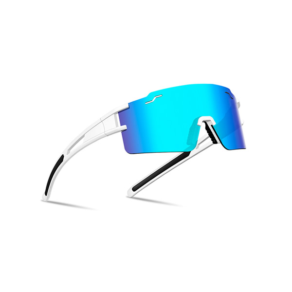 Sports Sunglasses with Polarized Lenses , UV Protection Cycling, Running, Fishing, Driving ,Anti-Glare Blue Mirror Lens, Lightweight, Comfortable Fit