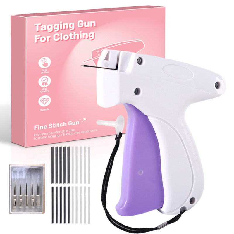 Stitch Gun for Clothes,Quick Clothing Fixer,Tagging Gun for Clothing with Sewing Kit - Includes 5Needles,1000 Black&1000 White Fasteners - Stitch Gun for Clothes