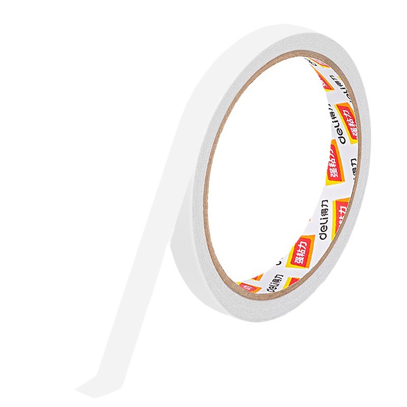 Double-Sided Tape – 10M Long, 1/2 inch/3/8 inch Thin Adhesive Roll for Crafts, Gift Wrapping, Office, DIY Projects – Strong Stick, Easy Tear, Transparent Tissue Tape
