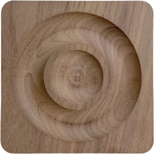 Wooden Bracelet Display Stand for Jewelry - Solid Wood Round and Square Bead Tray Stand for Beaded Bracelets, Bangles, Rings - Natural Jewelry Organizer for Men and Women